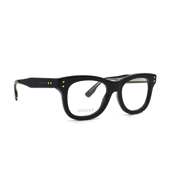 NEW GUCCI GG1086O 001 BLACK AUTHENTIC EYEGLASSES FRAME - Picture 3 of 12